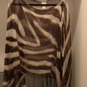 Chico’s sheer poncho